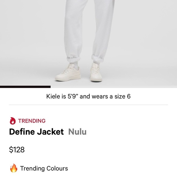 Lululemon Women's Define Black Jacket Size 6 - Picture 2 of 3